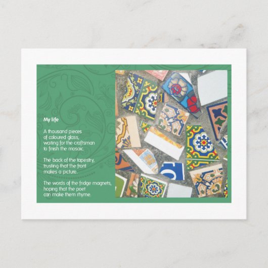 Mein Leben Postkarte (Vorderseite)