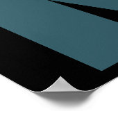 Mein Leben regiert meine Einstellung Poster (Ecke)