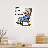 MEIN LEBEN ROCKT POSTER (Küche)