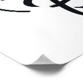 Mein Leben vergeuden witziges Katzen-Design Poster (Ecke)