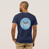 Mein Leben wird durch meinen Malamute angeordnet T-Shirt (Schwarz voll)