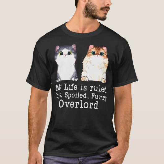 Mein Leben wird von einem winzigen Furry Overlord T-Shirt (Vorderseite)