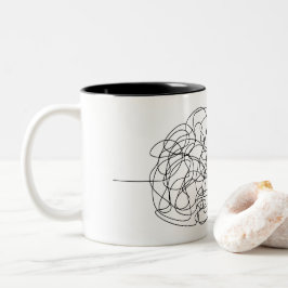 Mein Leben Zweifarbige Tasse