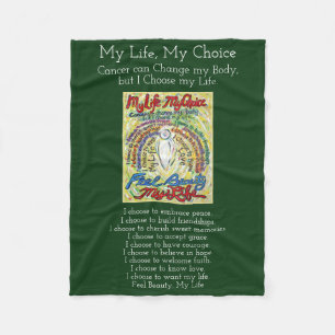 Mein Lebensauslese Krebs Engel Soft Fleece Blanket