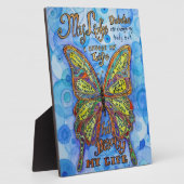 Mein Lebensdiabetes Inspirationsgedicht Plaque Fotoplatte (Seite)