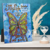 Mein Lebensdiabetes Inspirationsgedicht Plaque Fotoplatte (Seite)