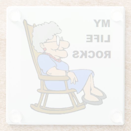 MEIN LEBENSGEHÄUSE GLASUNTERSETZER (Rückseite)