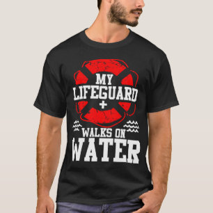 Mein Lebensretter geht auf Wasser Christian Jesus  T-Shirt