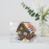 Mein Lebkuchenhaus Postkarte (Stehend Vorderseite)