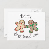 mein Lebkuchenmann sein Postkarte (Vorne/Hinten)