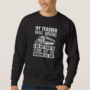Mein Lehrer hatte Unrecht, ich werde bezahlt - Lus Sweatshirt