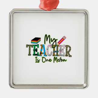 Mein Lehrer ist ein Melon Ornament Aus Metall