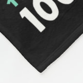 Mein Lehrer überlebte 100 Tage meines 100. Fleecedecke (Ecke)