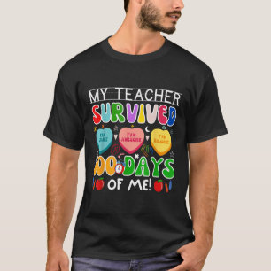 Mein Lehrer überlebte 100 Tage meines 100. T-Shirt