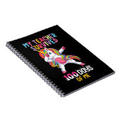 Mein Lehrer überlebte 100 Tage meines Schulabschlu Notizblock (Rechte Seite)