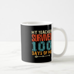 Mein Lehrer überlebte 100 Tage Spaß an der 100-Sch Kaffeetasse