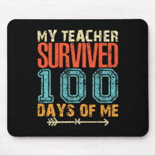 Mein Lehrer überlebte 100 Tage Spaß an der 100-Sch Mousepad