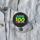 "Mein Lehrer überlebte 100 Tage von mir Button (Beispiel)