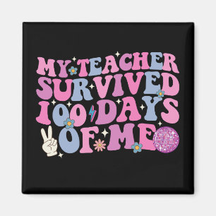 Mein Lehrer überlebte 100 Tage von mir Disco Groov Magnet