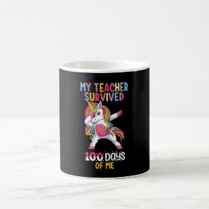 Mein Lehrer überlebte 100 Tage von mir Schul-Einho Kaffeetasse