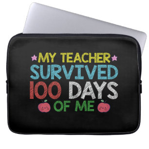 Mein Lehrer überlebte den 100. Tag meiner Schule Laptopschutzhülle