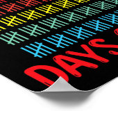 Mein Lehrer überlebte mich am 100. Schultag Poster (Ecke)