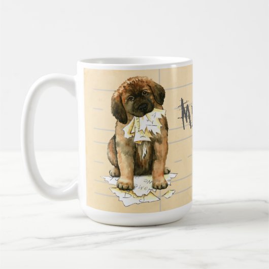 Mein Leonberger aß meine Hausaufgaben Kaffeetasse (Links)