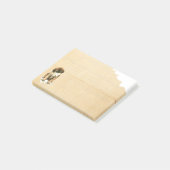 Mein Leonberger aß meine Hausaufgaben Post-it Klebezettel (angewinkelt)