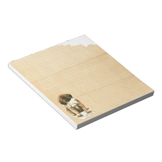 Mein Leonberger Ate Meine Hausaufgaben Notizblock (angewinkelt)