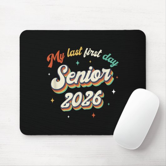 Mein letzter erster Senior 2026 zurück in die Vint Mousepad (Mit Mouse)