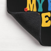 Mein letzter Fiesta Bride Groovy Junggeselinnen-Ab Mousepad (Ecke)