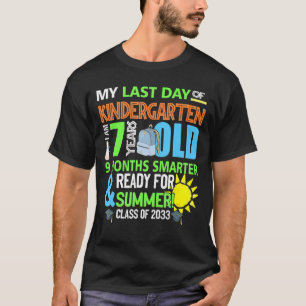 Mein letzter Kindergartentag ist im Sommer fertig T-Shirt
