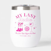 Mein letzter Rodeo Personalisiert rosa Junggeselin (Vorderseite)