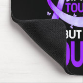 Mein letzter Tag Chemo Fibromyalgie Bewusstsein, a Mousepad (Ecke)