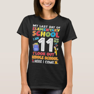 Mein letzter Tag der Grundschule am letzten Schult T-Shirt