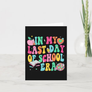 Mein letzter Tag der Schulzeit Lehrer Boys Girls G Karte