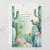 Mein letztes Fiesta Junggeselinnen-Abschied Cacti  Einladung (Rückseite)