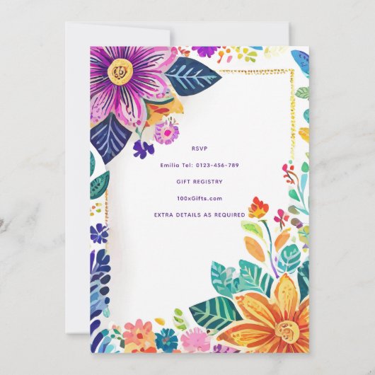 Mein letztes Fiesta-Junggeselinnen-Abschied-Ernähr Einladung (Rückseite)