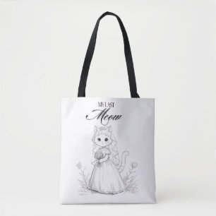 Mein letztes Miauen Junggesellinnenabschied Design Tasche