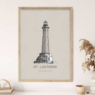 Mein Leuchtturm-Druck, Ich bin das Licht der Welt, Poster