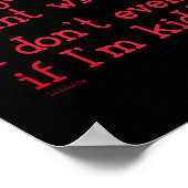 MEIN LEVEL SARCASM... lustig sarkastisch Poster (Ecke)