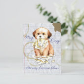Mein Lhasa Apso Ate my Lesson Plan Postkarte (Stehend Vorderseite)