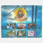 Mein Licht 0916 FotoCollage Fleecedecke (Vorderseite (Horizontal))