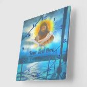 Mein Licht 0916 Quadratische Wanduhr (Winkel)