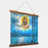 Mein Licht 0916 Wandteppich Mit Holzrahmen (Gewinkelt)