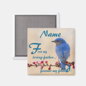 Mein liebender Vater Magnet (Vorderseite/Rückseite)