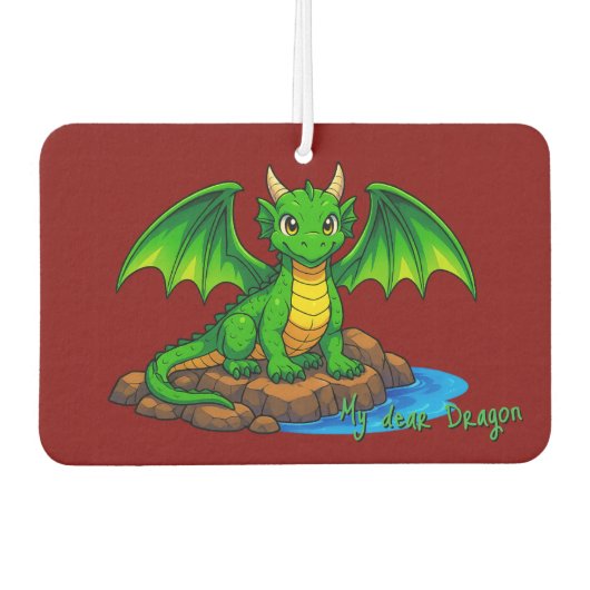 Mein lieber Drache Autolufterfrischer (Vorderseite)