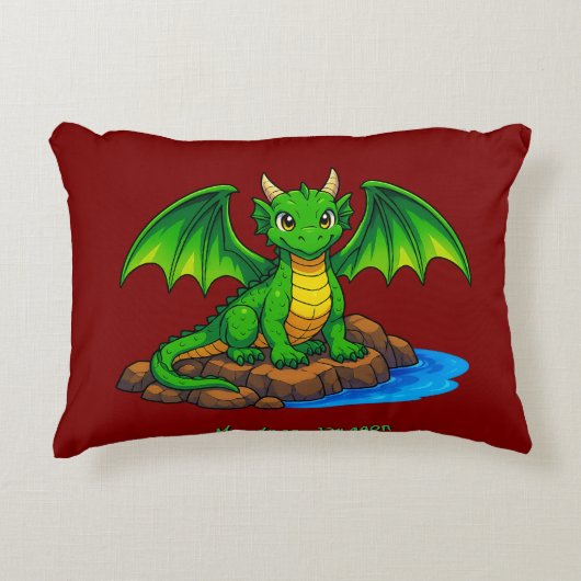 Mein lieber Drache Dekokissen (Vorderseite)