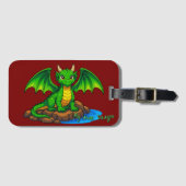 Mein lieber Drache Gepäckanhänger (Vorderseite (Horizontal))