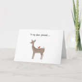 mein lieber Freund lustiges süßes Hirsch Karte (Vorderseite)